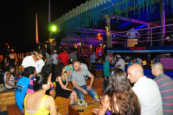 Cinda at the Beach Bar